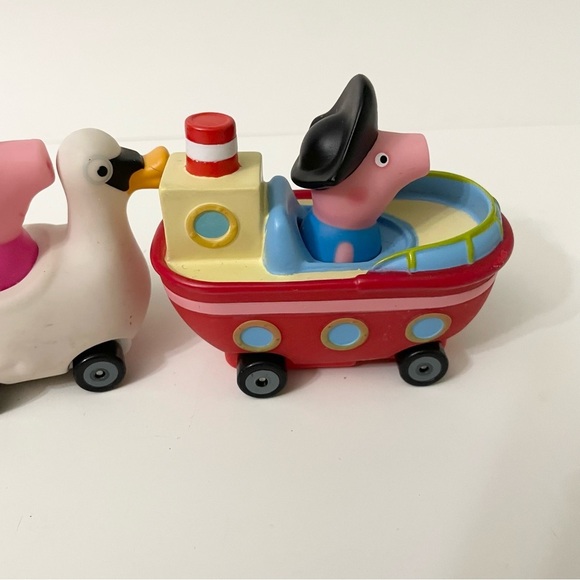 Lot of 4 Cars Peppa Pig Car Figures Buggy Racers Wheelin Jazwares - Picture 7 of 16
